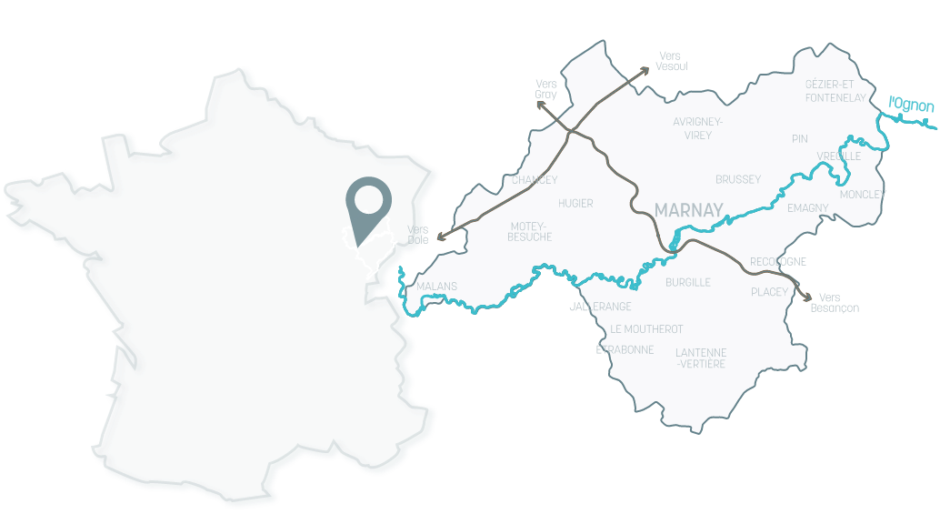 Carte Val Marnaysien